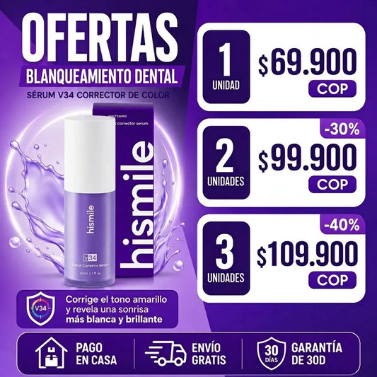 Smilekit espuma morada blanqueadora